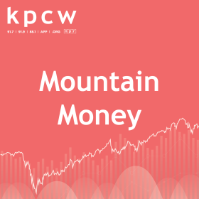 Mountain Money podcast title card.