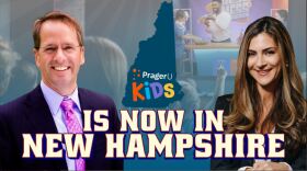 New Hampshire Education Commissioner Frank Edelblut and PragerU CEO Marissa Streit appeared in a promotional video for PragerU after the state Board of Education approved PragerU's application to offer online courses in New Hampshire schools. 